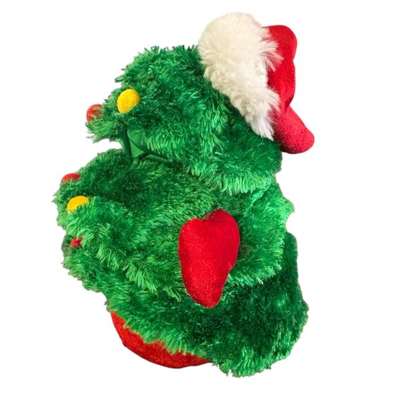 VTG Christmas Tree Animated Rockin Around The Christmas Tree 8" Battery Operated - Picture 1 of 4